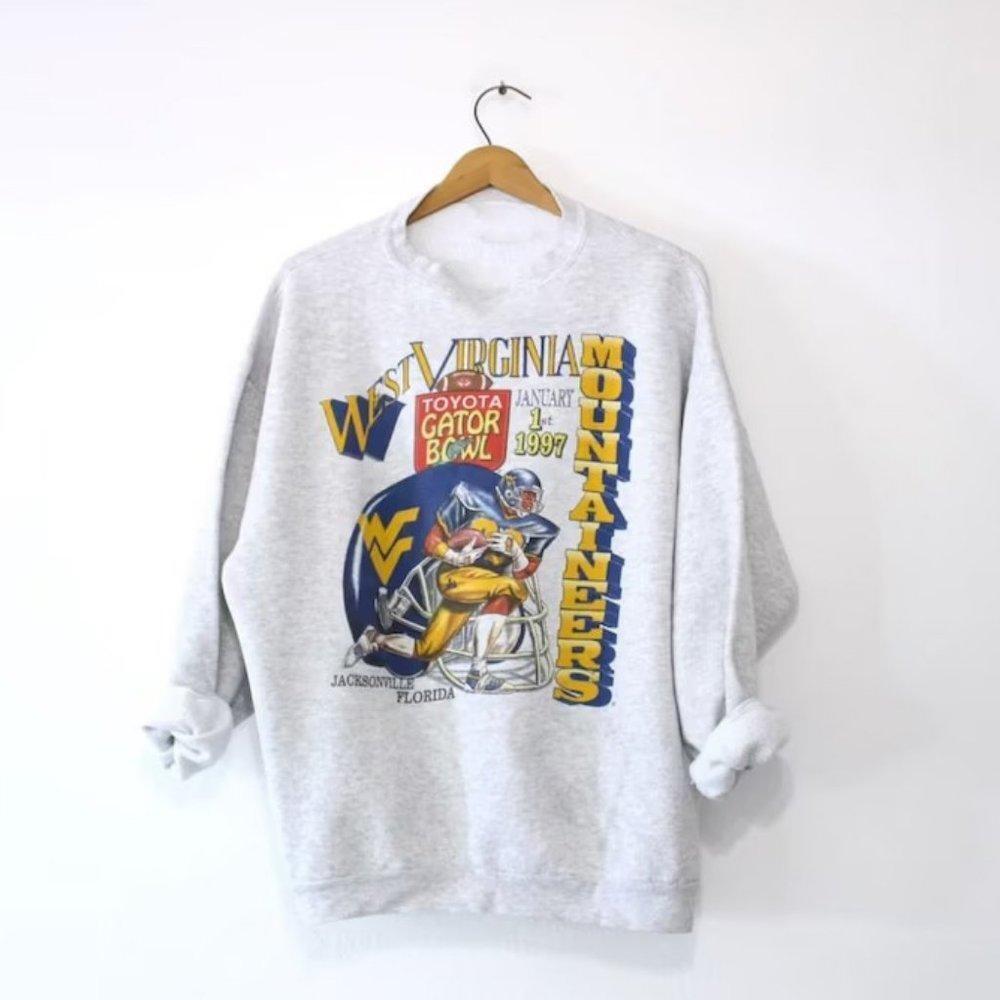 West Virginia Mountaineers Wvu Gator Bowl 90S Sweatshirt